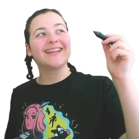 Illustrated collage of a golden retriever dog in the style of nature journal.