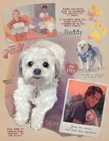 Sophie Jantak drawing, self-portrait, illustration.